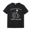 T-Shirt en coton imprimé pour homme humoristique classique Hylique When The Ladies Get Hot They