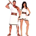 Costume Cosplay pour couple guerrier spartiate de Rome Robe de fantaisie pour Halloween