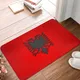 Paillasson avec drapeau de albanie tapis moderne doux pour chambre à coucher couloir de maison