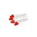 Perles de lampe à diode électroluminescente lumière rouge ustensiles de cuisine tête plate