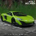 WELLY – voiture McLaren 675LT 1:24 en alliage moulé sous pression et véhicule jouet modèle de