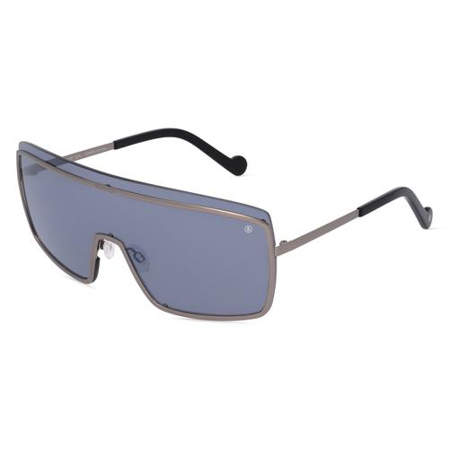 Bogner BO 7325 Unisex-Sonnenbrille Vollrand Monoscheibe Metall-Gestell, grau