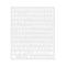 Kit Adesivi Componibili Lettere E Simboli Social 4r, Colore Bianco