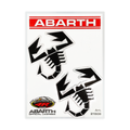 Adesivi 4r Ufficiali Abarth 2 Scorpioni