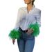 Women Length Womens Long Thermal Shirts Women Fashion Solid Turndown Collar Feather Long Sleeves Shirt Blouse Button Loose Tunic Top Dog Shirts for Women