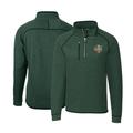 Men's Cutter & Buck Hunter Green Arnold Palmer Invitational Mainsail Sweater-Knit Big Tall Half-Zip Pullover Jacket