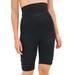 Plus Size Women's Mesh Accent High Waist Bike Short by Woman Within in Black (Size 18)