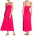 Free People Dresses | Free People Santorini Hot Hibiscus Maxi Dress Nwt Free People Sz 4 | Color: Red | Size: 4