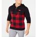 Levi's Sweaters | Levi's Men's Quarter Zip Plaid Hoodie Red Size X-Large | Color: Red | Size: Xl