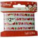 Disney Other | 1 Vtg 2016 Disney Mickey Minnie Mouse Cloth Ribbon Border Sew On Simplicity | Color: Green/Red | Size: 3 Yards L X 3/8" W