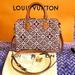 Louis Vuitton Bags | Louis Vuitton 1854 Speedy 25 Burgundy Jacquard Bag Giant Monogram Limited Ed.New | Color: Brown/Red | Size: 9.8x7.9x6