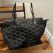 Kate Spade Bags | Black Quilted-Like Large Tote | Color: Black | Size: Os