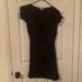 American Eagle Outfitters Dresses | Black Dress With White Polka Dots | Color: Black/White | Size: Xs
