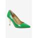 Wide Width Women's Kanan Pump by J. Renee in Green (Size 8 1/2 W)