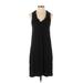 Banana Republic Casual Dress - Shift: Black Solid Dresses - Women's Size X-Small