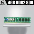 VEINEDA – barrette de ram ddr2 1 go 2 go ou 4 go module de mémoire vive fréquence d'horloge