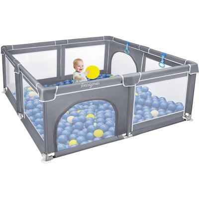 Laufgitter Baby Laufgitter Laufstall Absperrgitter 127x127cm Aktivitätszentrum mit Rutschfester