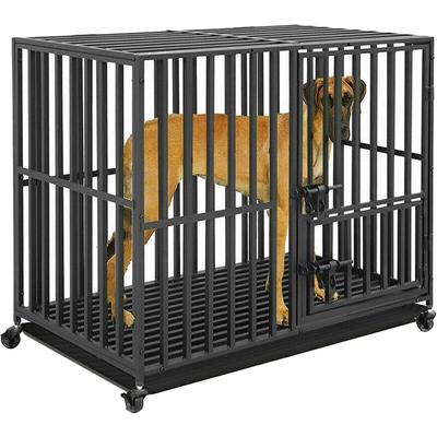 Bingopaw - Hundekäfig Hundebox Metall Stabil Hundetransportkäfig für mittelgrosse Hunde l: 95 x 57