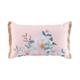 Paris Prix - Coussin Déco Imprimé Alissia 30x50cm Rose