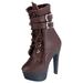 2Pair Fashion Scale High Heeled Shoes Boot for Female Action Figures Women Figures Dress Up