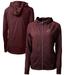 Women's Cutter & Buck Maroon Arizona State Sun Devils Adapt Eco Knit Hybrid Recycled Full-Zip Hoodie