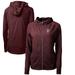 Women's Cutter & Buck Maroon Mississippi State Bulldogs Adapt Eco Knit Hybrid Recycled Full-Zip Hoodie
