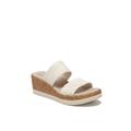 Women's Resort Sandals by BZees in White Fabric (Size 11 M)