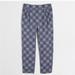 J. Crew Pants & Jumpsuits | J Crew Blue & White Tile Medallion Print Drapey Crop Pants Size 12 | Color: Blue/White | Size: 12