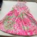 Lilly Pulitzer Dresses | Lily Pulitzer Girls Size 14 Dress. | Color: Green/Pink | Size: 14g