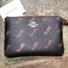 Coach Bags | Coach Jax Wristlet Corner Zip Purse. New With Tags. Black And Brown. | Color: Black/Brown | Size: Os