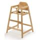 Stackable Baby High Chair, Restaurant Commercial Highchair, Durable Dining Feeding Chair with Steps, High Chairs for Babies and Toddlers, Restaurant Wood High Chair, Wooden High Chair