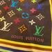 Louis Vuitton Accessories | Louis Vuitton Murakami Silk Black Scarf Twilly | Color: Black | Size: Os