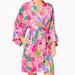 Lilly Pulitzer Intimates & Sleepwear | Lilly Pulitzer Elaine Satin Robe Xxs/Xs | Color: Pink | Size: Xxs/Xs