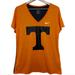 Nike Tops | Nike Tennessee Volunteers Women's Touch Performance V-Neck T-Shirt | Color: Black/Orange | Size: M