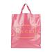 Gucci Bags | Gucci Gucci Logo Print Tote Bag 575140 Coated Canvas Pink | Color: Pink | Size: Os