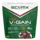 SCI-MX Pro-V Gain - 100% Vegan Chocolate Flavour Soy Protein Powder Isolate + B12 + Magnesium - Muscle Growth & Maintenance - Sugar Free, Non-GMO - 2.2KG (49 servings) 33g of protein per serving