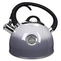 HöHscheid Whistling Kettle Induction, Stainless Steel Kettle 2.5 L Tea Kettle with Ergonomically Shaped and Heat-Resistant Soft Handle, Tea Kettle for Tea Coffee Milk