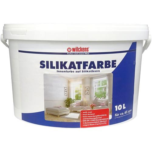 "WILCKENS FARBEN Wandfarbe ""Silikatfarbe, innen"" Farben DIN EN 13300 Gr. 10 l, weiß Wandfarbe"
