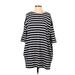 Gap Casual Dress: Blue Stripes Dresses - Women's Size Small