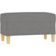 Banc Gris fonc� 70x35x41 cm Tissu - Vidaxl