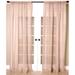 India's Heritage Linen Print Sheer - Single Curtain Panel