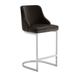 25.8'' Upholstered Velvet/Leather Counter Height Bar Stool