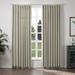 ChadMade Linen Blend Room Darkening Pinch Pleat Curtain for Livingroom Window Treatment 1 Panel 52 x108 Burlywood Birch