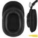 Geekria QuickFit Leatherette Replacement Ear Pads for SONY MDR-7506 MDR-V6 MDR-CD900ST Headphones Ear Cushions Headset Earpads Ear Cups Cover Repair Parts (Black)