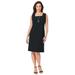 Plus Size Women's Bi-Stretch Sheath Dress by Jessica London in Black (Size 28 W)