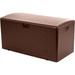ColorLife 73 Gallon Water Resistant Lockable Deck Box in Brown Resin in Brown/White | 21.8 H x 43.5 W x 22 D in | Wayfair TGB083ZH1BLV