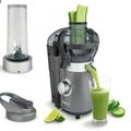 Cuisinart Compact Blender & Juice Extractor Combo Plastic in Black/Gray/White | 12.44 H x 6.44 W x 8.84 D in | Wayfair BJC-550