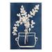 Stupell Industries Blue Plant Herbs Outline Wall Plaque Art By June Erica Vess in Blue/White | 19 H x 13 W x 0.5 D in | Wayfair ar-799_wd_13x19