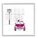 Stupell Industries Fashion Brand Shopping Town Giclee Art By Alison Petrie Canvas in Black/Pink/White | 24 H x 24 W x 1.5 D in | Wayfair
