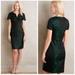 Anthropologie Dresses | Anthropologie Maeve Shelby Jacquard Emerald Metallic Sheath Pencil Dress | Color: Black/Green | Size: 2